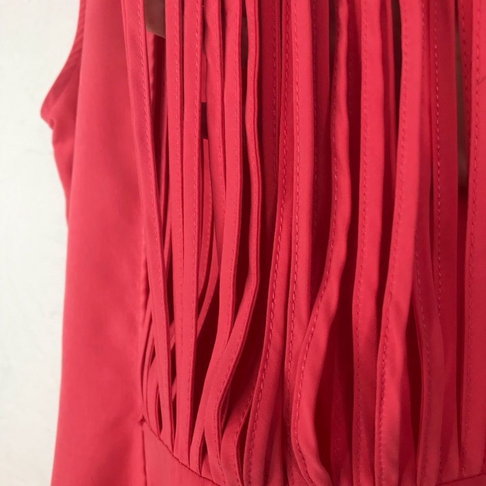 Zara Basic Pink String Back Sleeveless Shift Dress - Picture 8 of 10